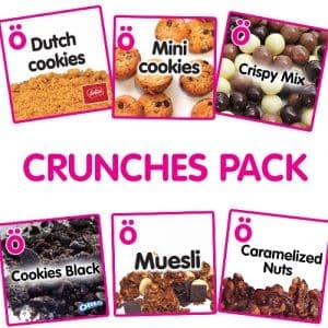 *CRUNCHES PACK (6 toppings)