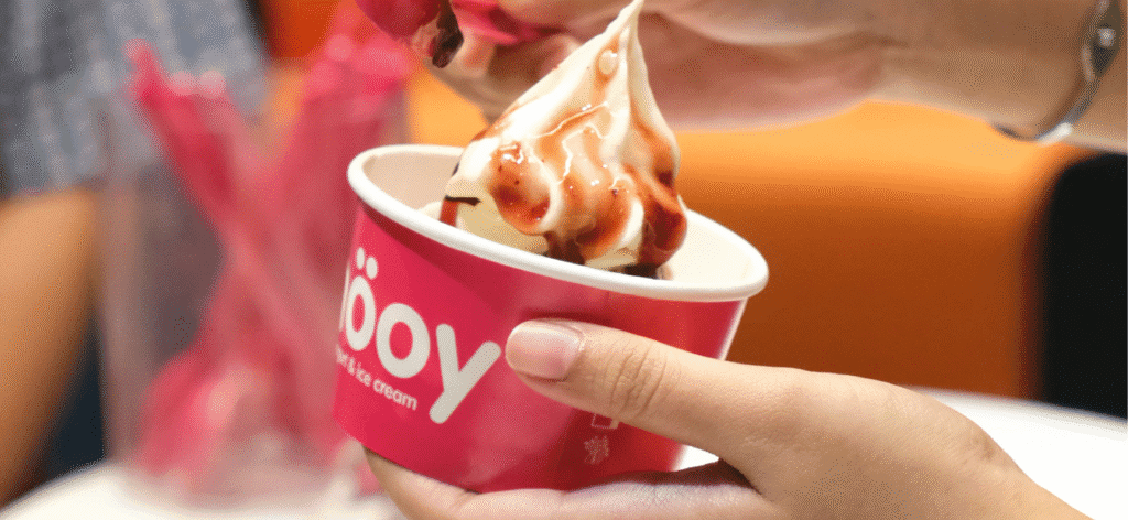 frozen yogurt Singapore dessert cup