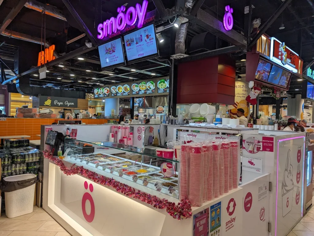 Smöoy frozen yogurt PLQ Mall Singapore